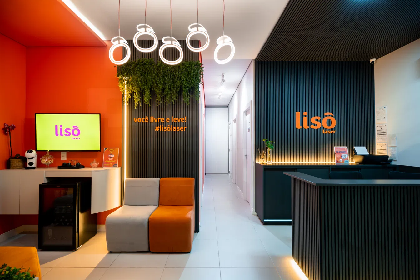 Recepção de uma unidade Lisô Laser
