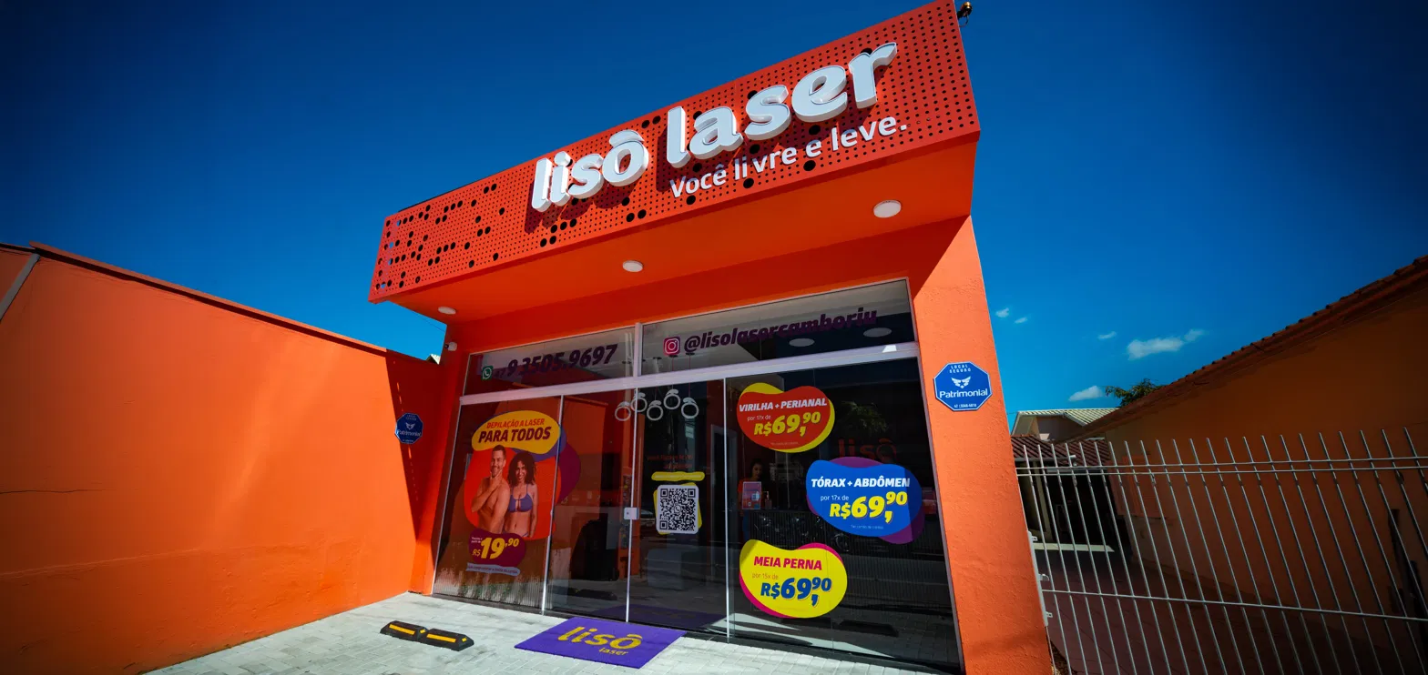 Fachada de uma unidade Lisô Laser